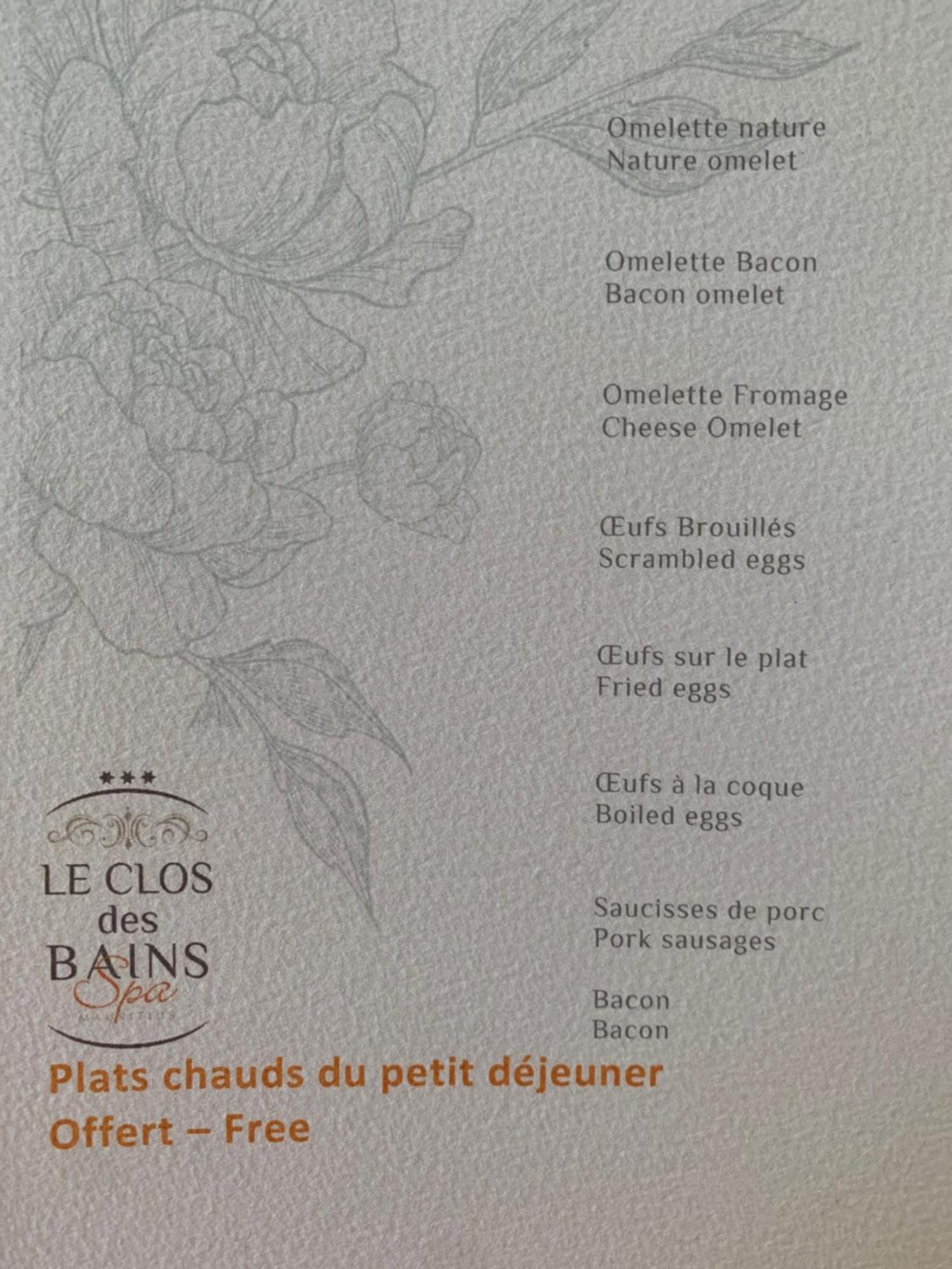 Le Clos Des Bains Mauritius ブルー・ベイ エクステリア 写真